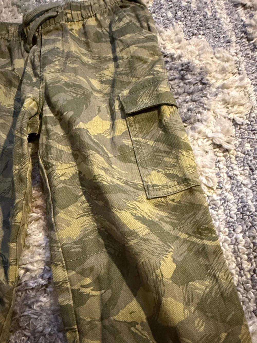 Carter's Olive Camo Jogger Pants for Kids